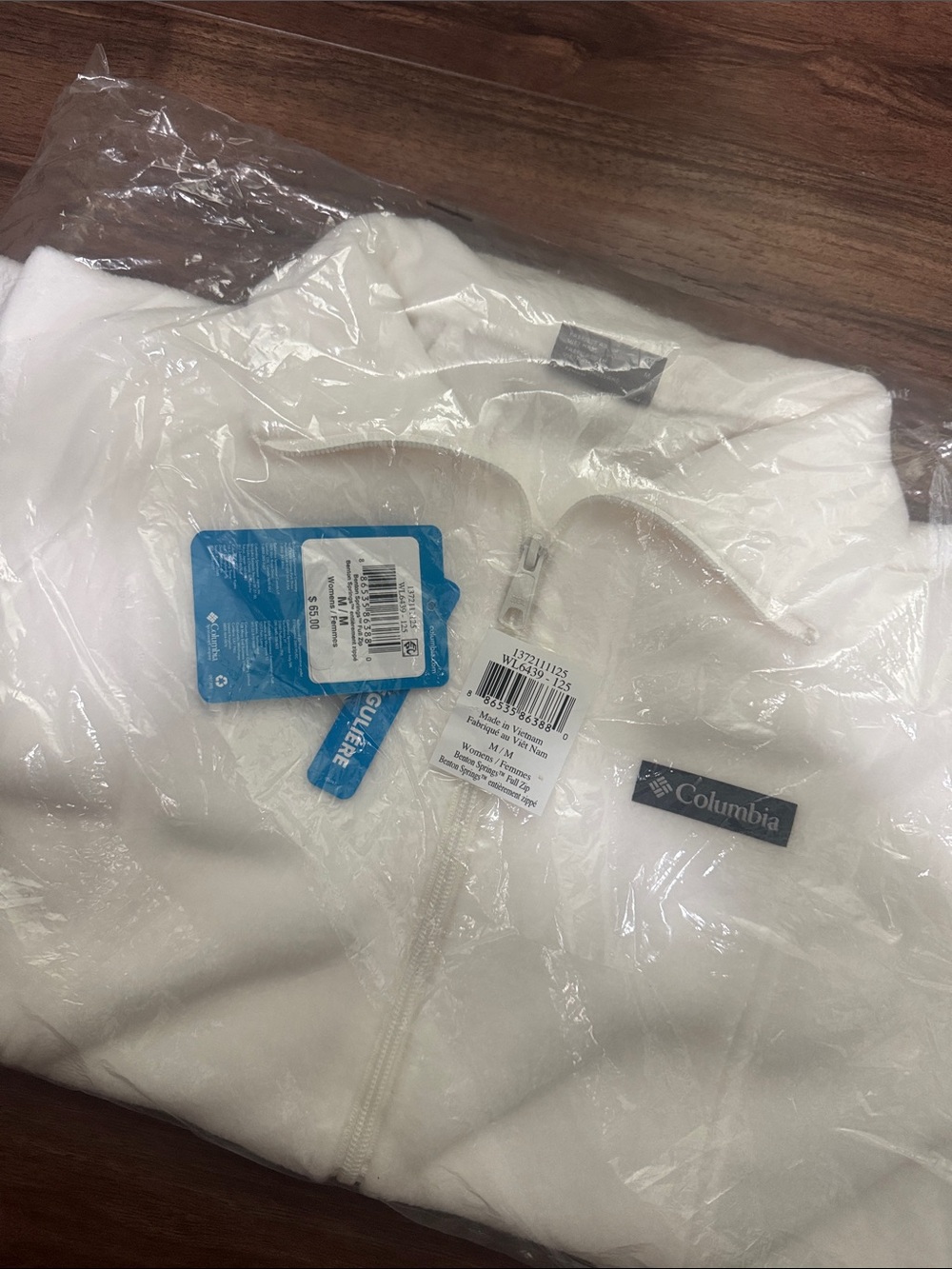 Columbia fleece full zip